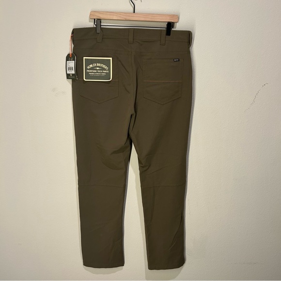 Howler Brothers Frontside Tech Pants 38x32 – Olive – NWT - Picture 4 of 5